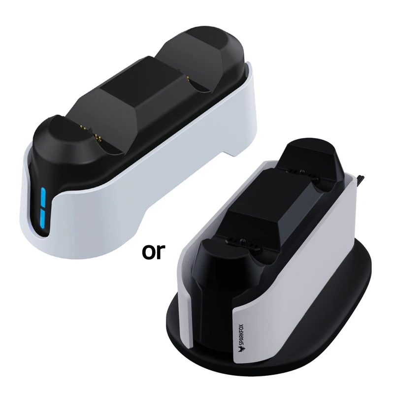 

Upgraded Controller Charger, Quick Charging Adapter, Dualsense Charging Station Dock Compatible w/ Dual PS5 Controller