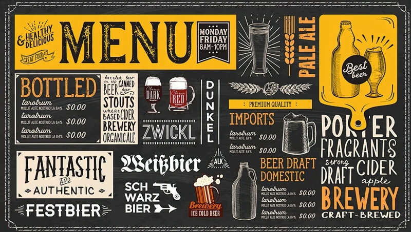 

Обои на заказ с изображением пивного дома, бара, музыки, ресторана, барбекю, магазина