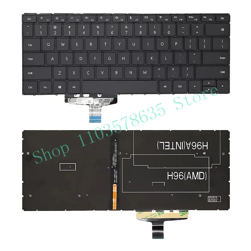 Фото WW. Новая клавиатура с подсветкой для Huawei MateBook 13WRT-W29 W60HN-W19L №1