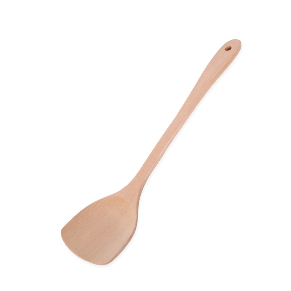 

38CM Wood Spatula Useful Practical Wood Spade Kitchen Accessory Cooking Tool for Non-stick Pan