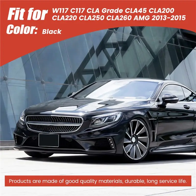 Фото Спойлер-сплиттер переднего бампера A30P для Mercedes W117 C117 CLA Class CLA45 CLA200 CLA220 CLA250 CLA260 AMG 2013-2015 №5