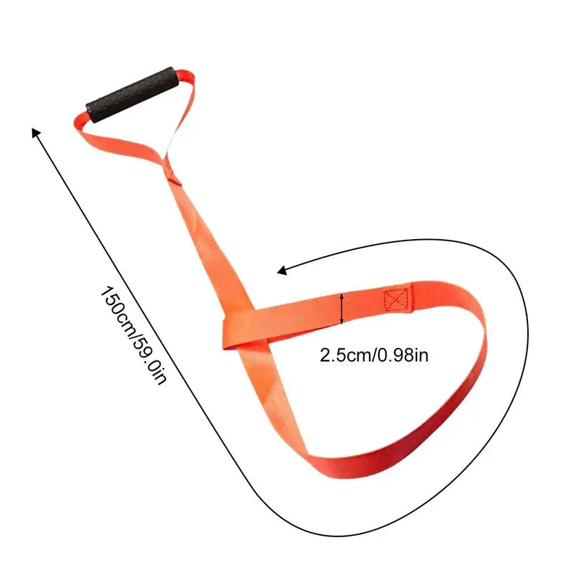 Ремень для перетаскивания оленя ремень буксировки с нескользящей ручкой