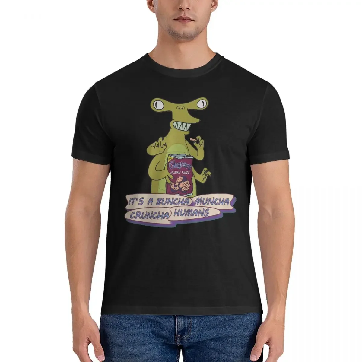 Футболка F-футуристима мужская с коротким рукавом милая рубашка круглым вырезом