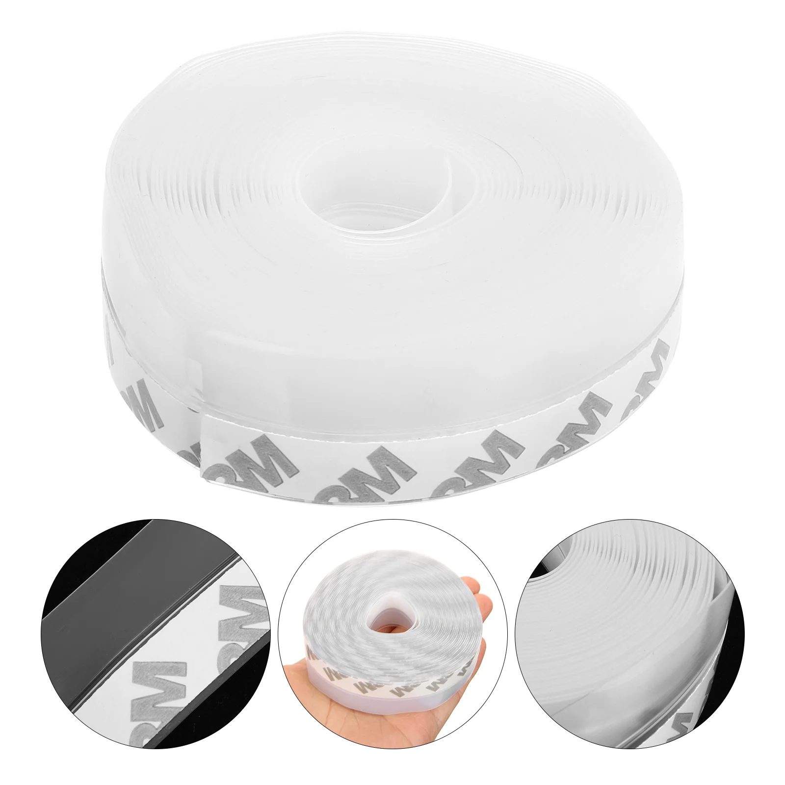 

Strip Door Sealing Seal Tape Window Gaps Weather Caulk Seam Tapes Self Strips Tile Adhesive Trims Corner Edges Soundproof Diy