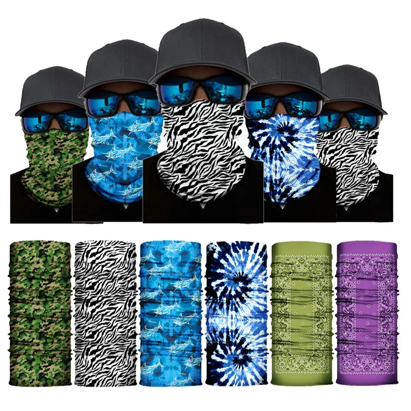

Pattern Series Spot Magic Bandana Multifunctional Seamless Bandana Custom Printed Scarf Mask Outdoor Riding