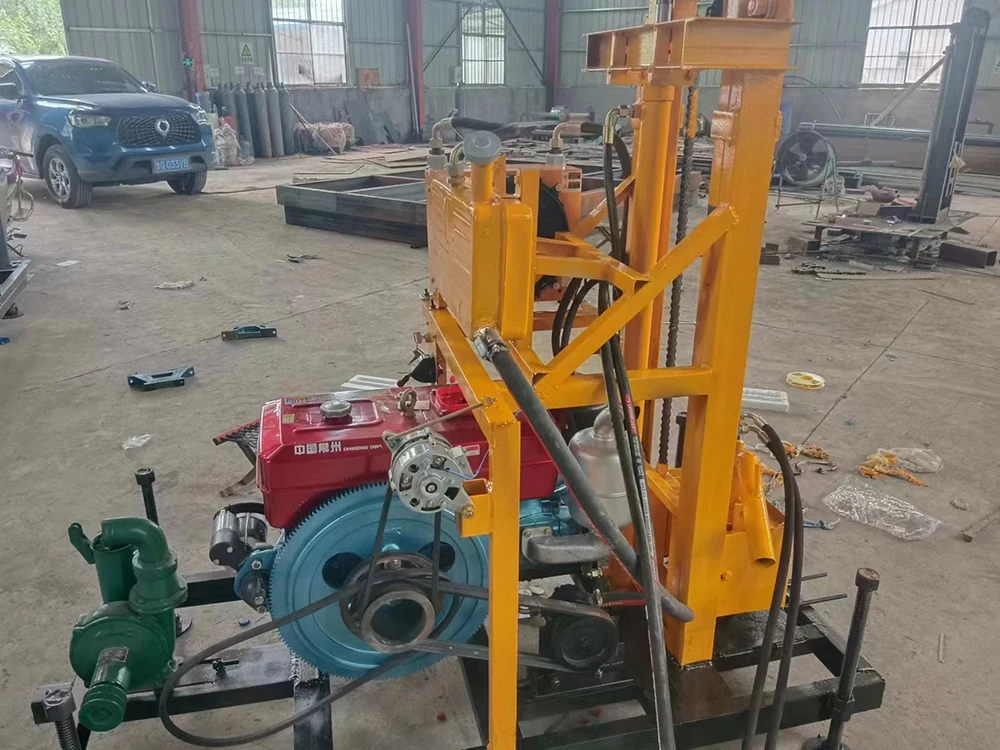 Новая брендовая простая буровая установка для водяных скважин DTH 120 м 22 л.с.