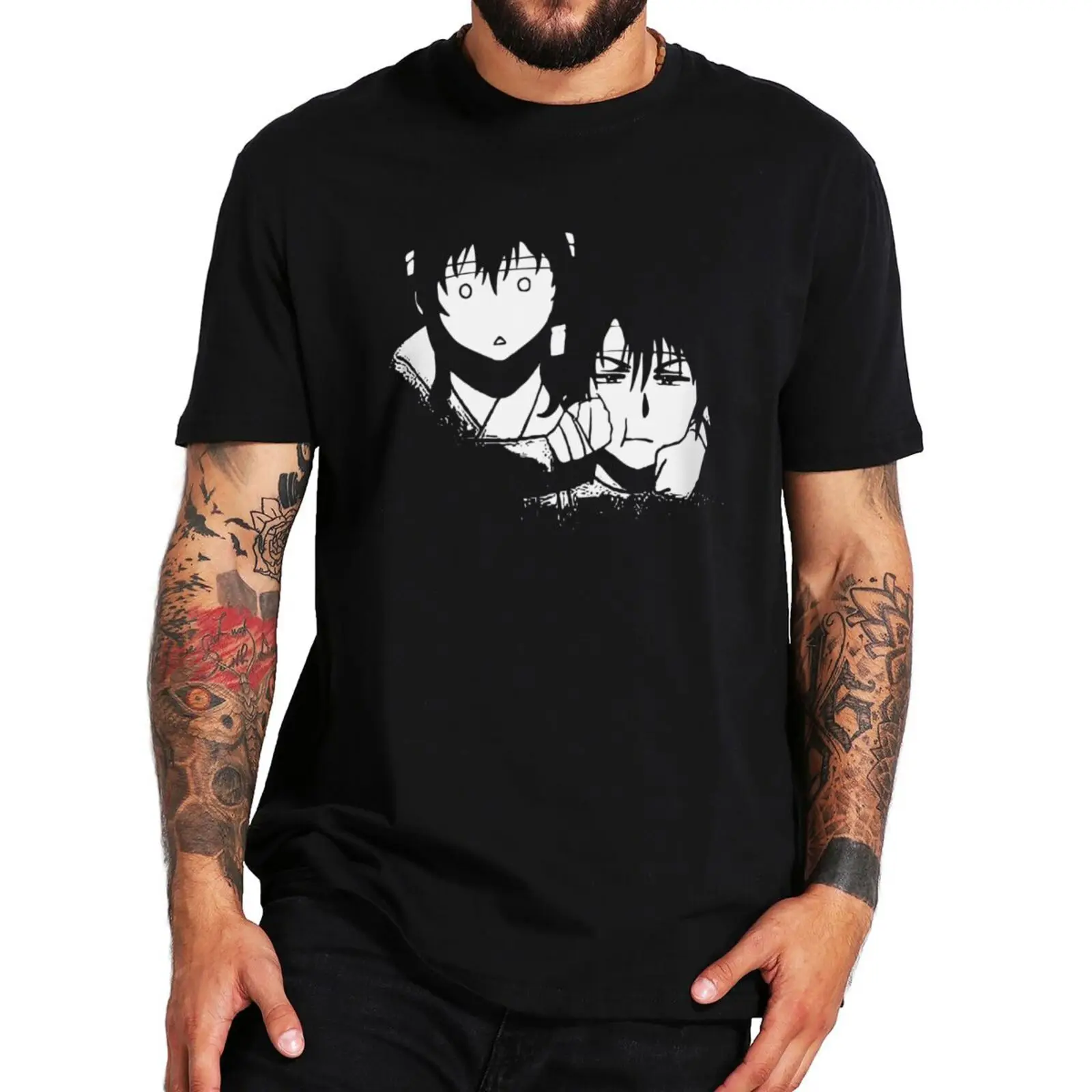 

Yona and Hak T-shirt Yona Of The Dawn Anime Manga Fans Short Sleeve Summer 100% Cotton Premium EU Size Casual Basic T Shirt
