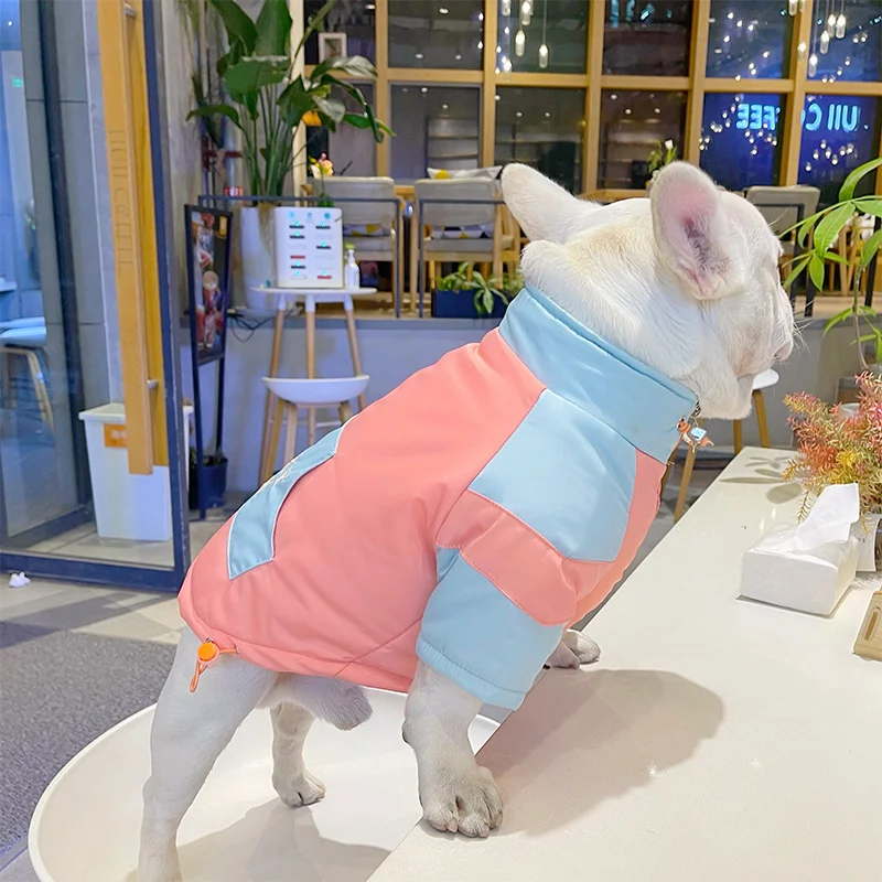 French Bulldog Dog Coat Jacket Winter Pet Dog Clothes Poodle Schnauzer Pug Clothing Shiba Inu Costume Frenchie Dog Outfit Vest images - 6