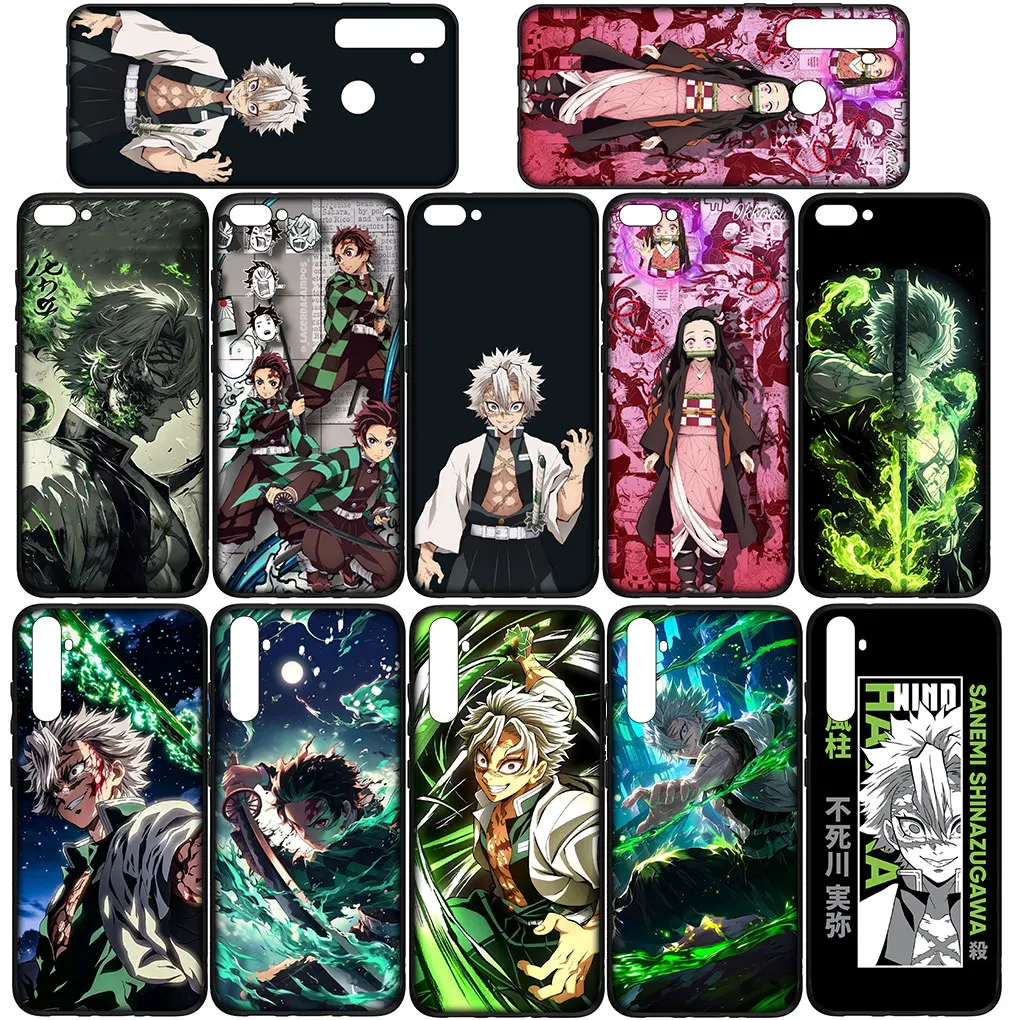 Чехол Demon Slayer Sanemi Shinazugawa для Samsung Galaxy A10 A20 A22 A30 A31 A32 A50 A51 A52 A53 A72 A33 A71 телефона