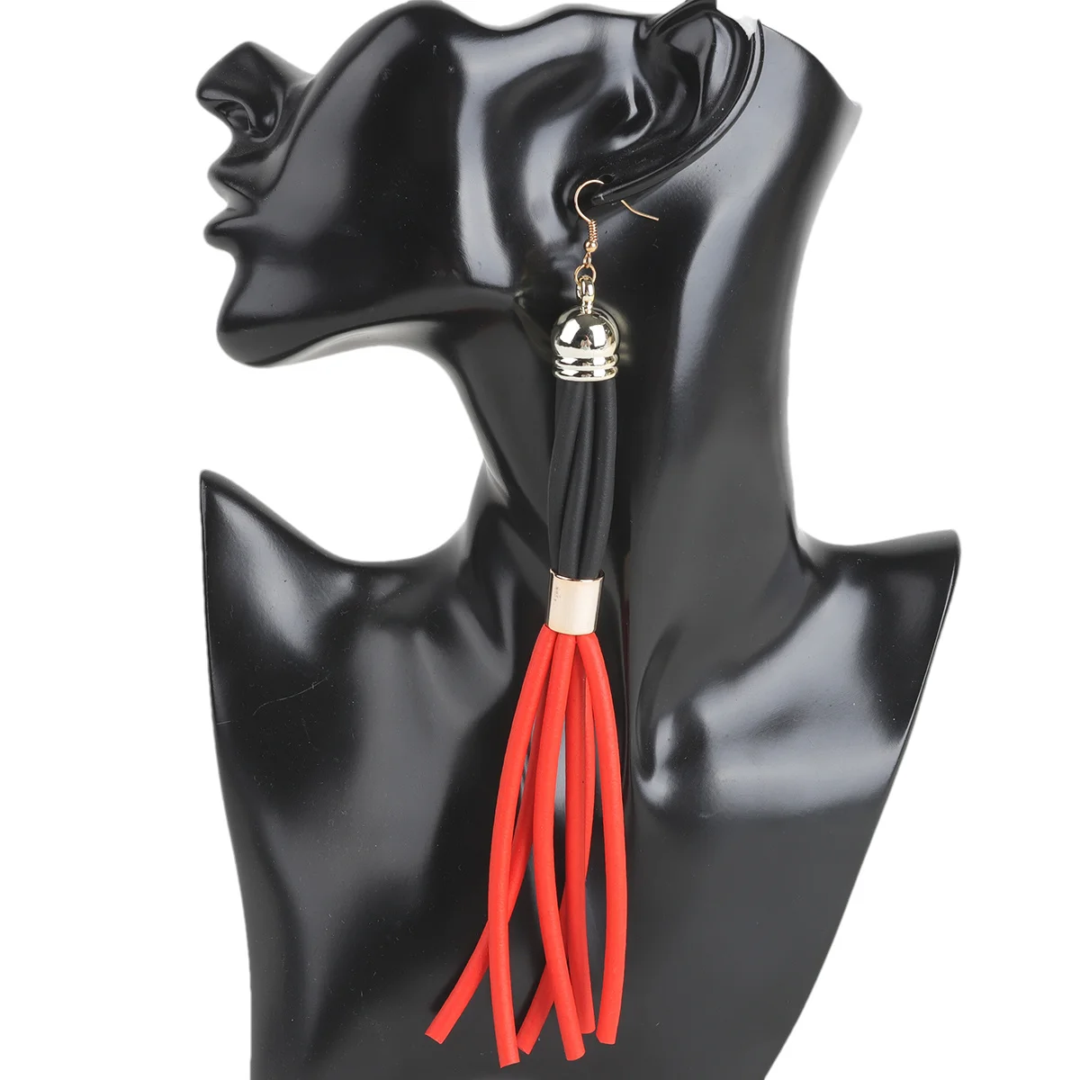 Новые резиновые серьги ручной работы в этническом стиле с кисточками