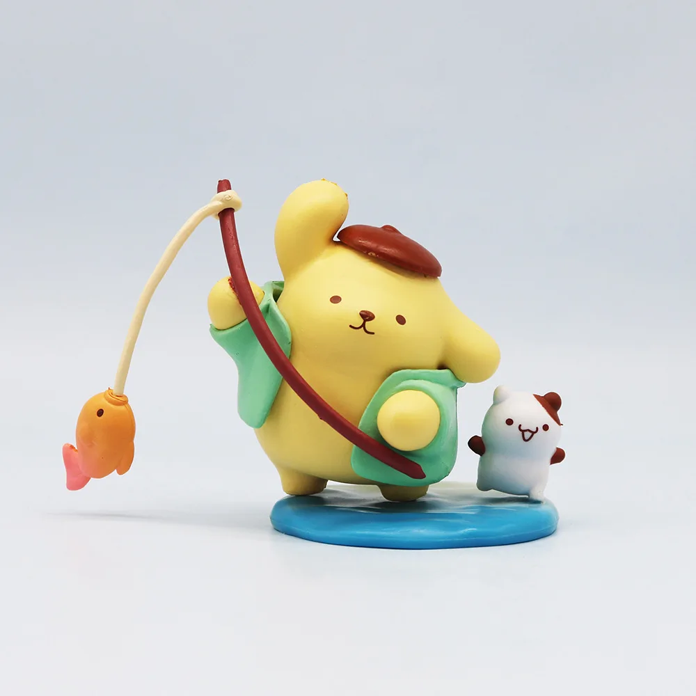 Кукла Sanrio Pompompurin Оригинальная Милая Аниме-фигурка Модель Подарок На День