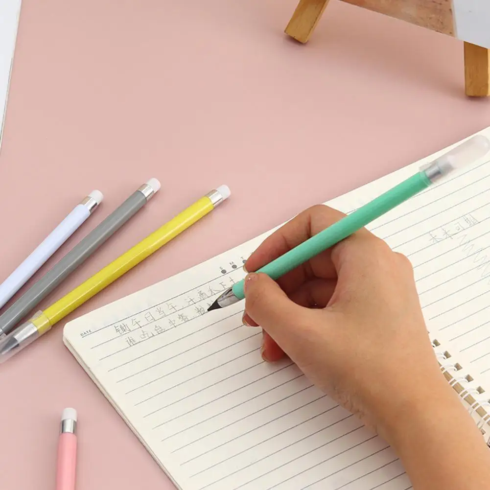 

Долговечный цветной карандаш Макарон без чернил вечный карандаш Hb неограниченный инструмент скетч подарок Чернила Канцелярские Принадлеж...