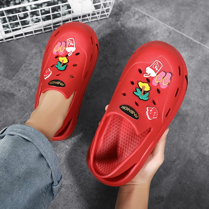 Шлепанцы для мужчин и женщин летние сандалии на массивной платформе сланцы дома