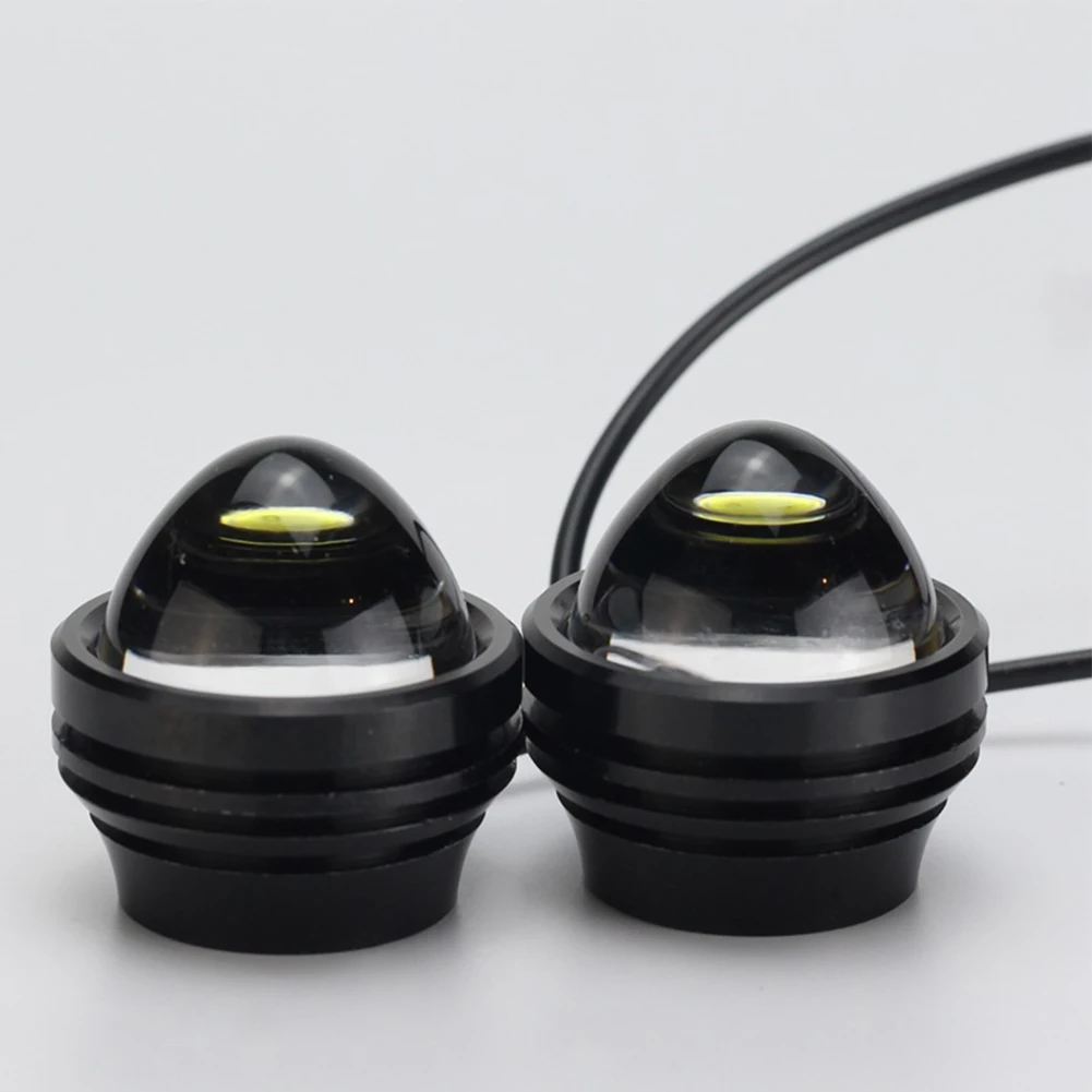 

2Pcs White 12V-24V High Power Bull Eye LED Projector Car Daytime Fog Light Alloy Easy Installation Alloy Working Lights