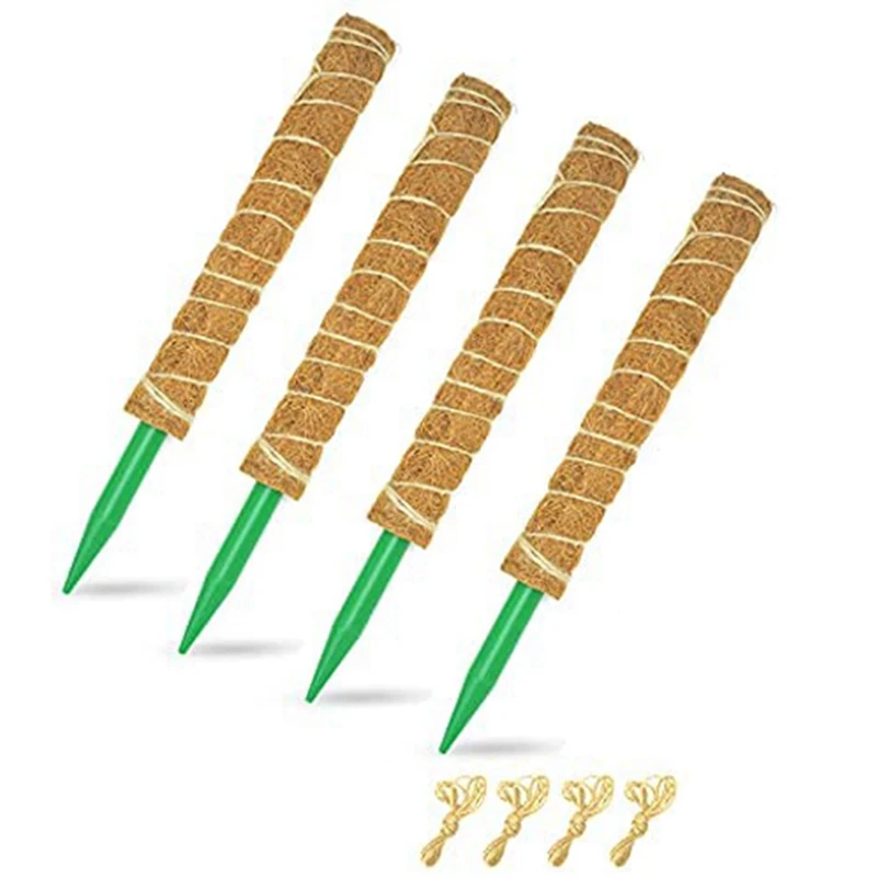 Plant Moss Pole Moss Pole Used for Climbing Plants with Plastic Pole Cocoa Plant Support Used for Climbing