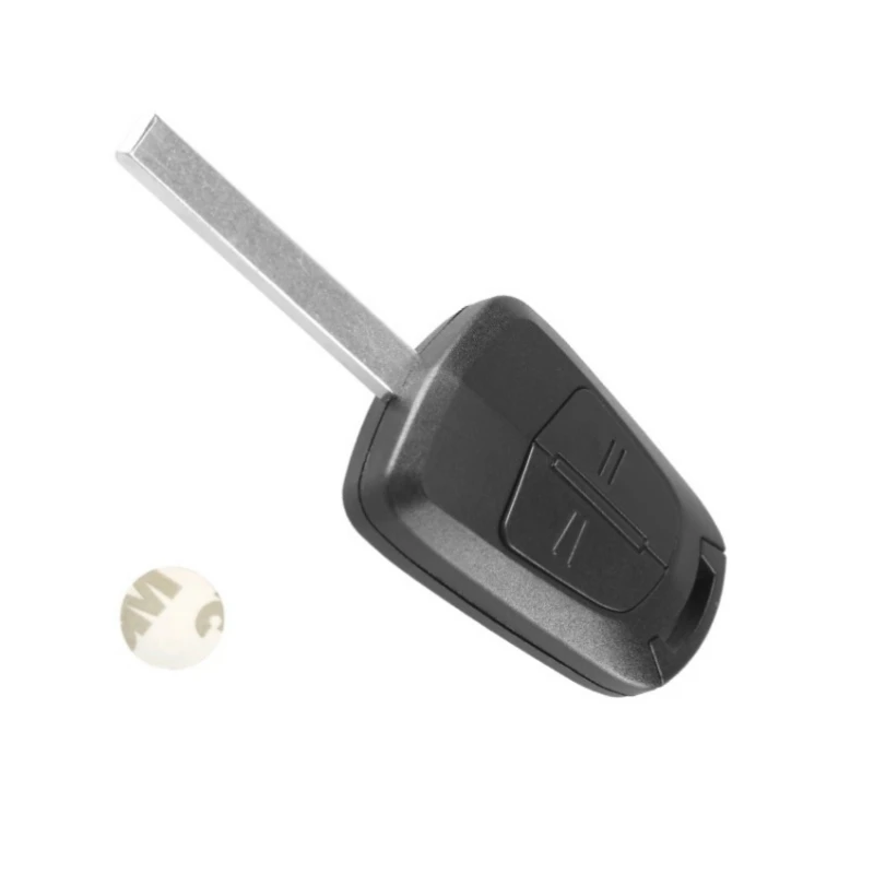 

WIth logo Replacement Remote Car Key Case Shell Fob for Vauxhall Opel Corsa Agila Meriva 2 Button Blank Key Fob Cover