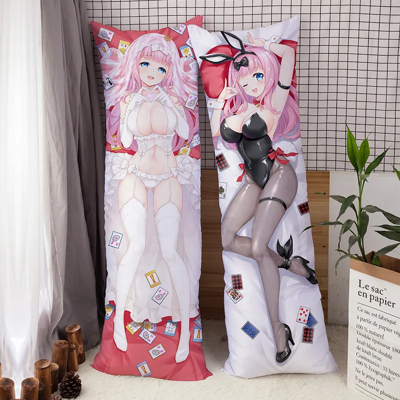 Декоративная подушка Fujiwara Chika Dakimakura обнимающая для тела чехол постельного белья