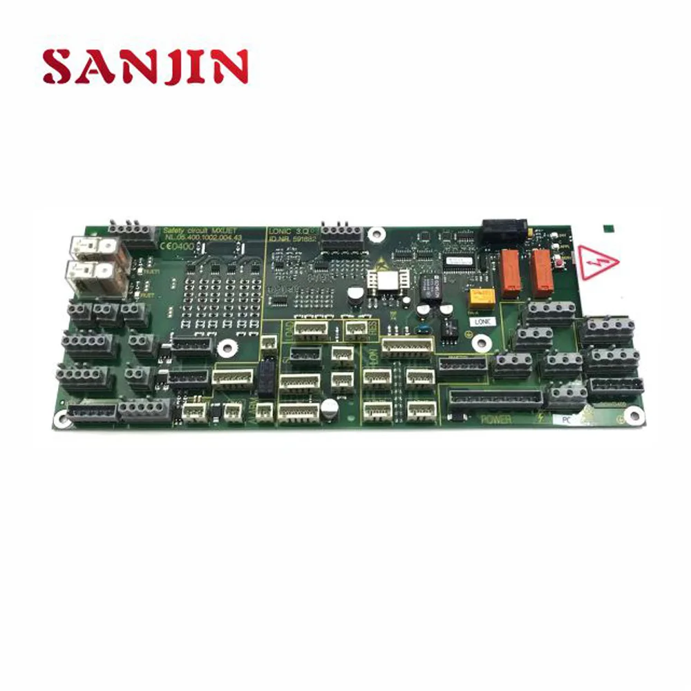 

Schindler Elevator 3300 5400 Parts Car Roof Communication PCB Board LONICE 3.Q ID.NR.594428 ID.NR.591882