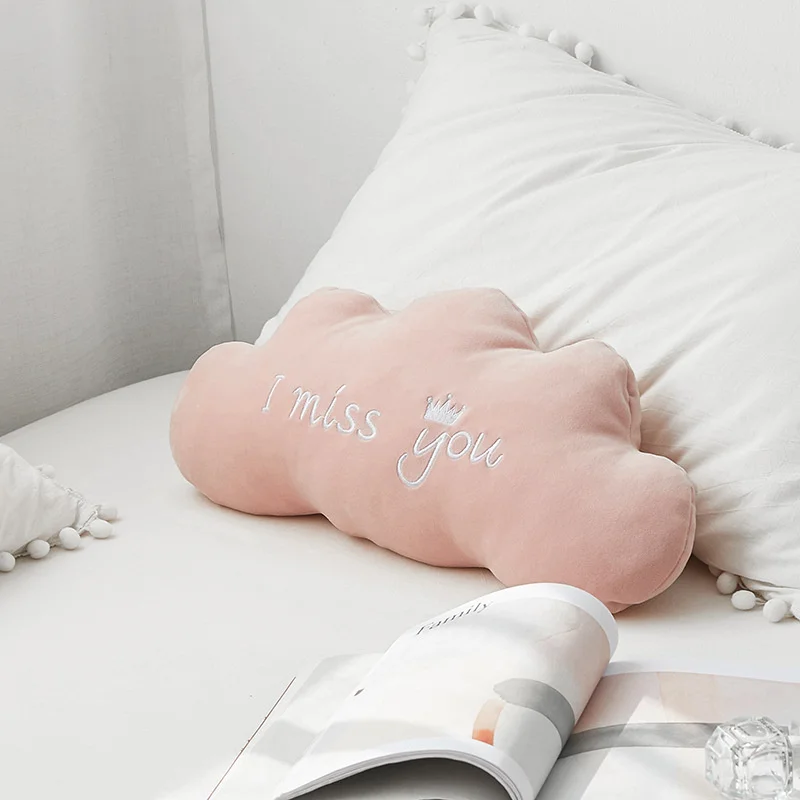 

Clouds Ground Cushion Pillow Bedside Decorative Cushion For Bed Ins Lovely Stars Living Room Cushions New Year 2022 Home Decor