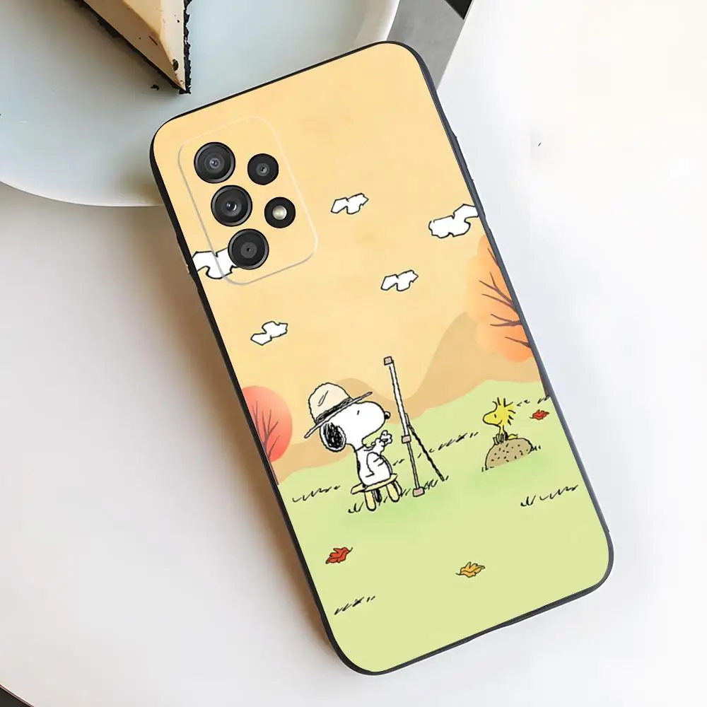 Фото Чехол для телефона с рисунком O-SnoOPIES-YS для Samsung S26 S25 Edge S24 S23 S22 Ultra Plus Fe A57 A37 A17 A56 5G, силиконовый чехол №3