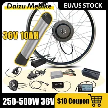 전기 자전거용 배터리 변환 키트, 브러시리스 허브 모터 250W-500W PAS 센서, 36V, 10AH, 20 인치, 24 인치, 26 인치, 27.5 인치, 700C 휠