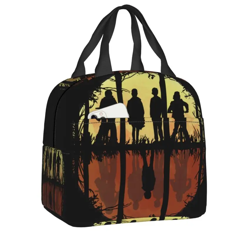 

Stranger Things Lunch Box Waterproof Moon The Upside Down Friends Don't Lie Cooler Thermal Food Insulated Lunch Bag Kids School