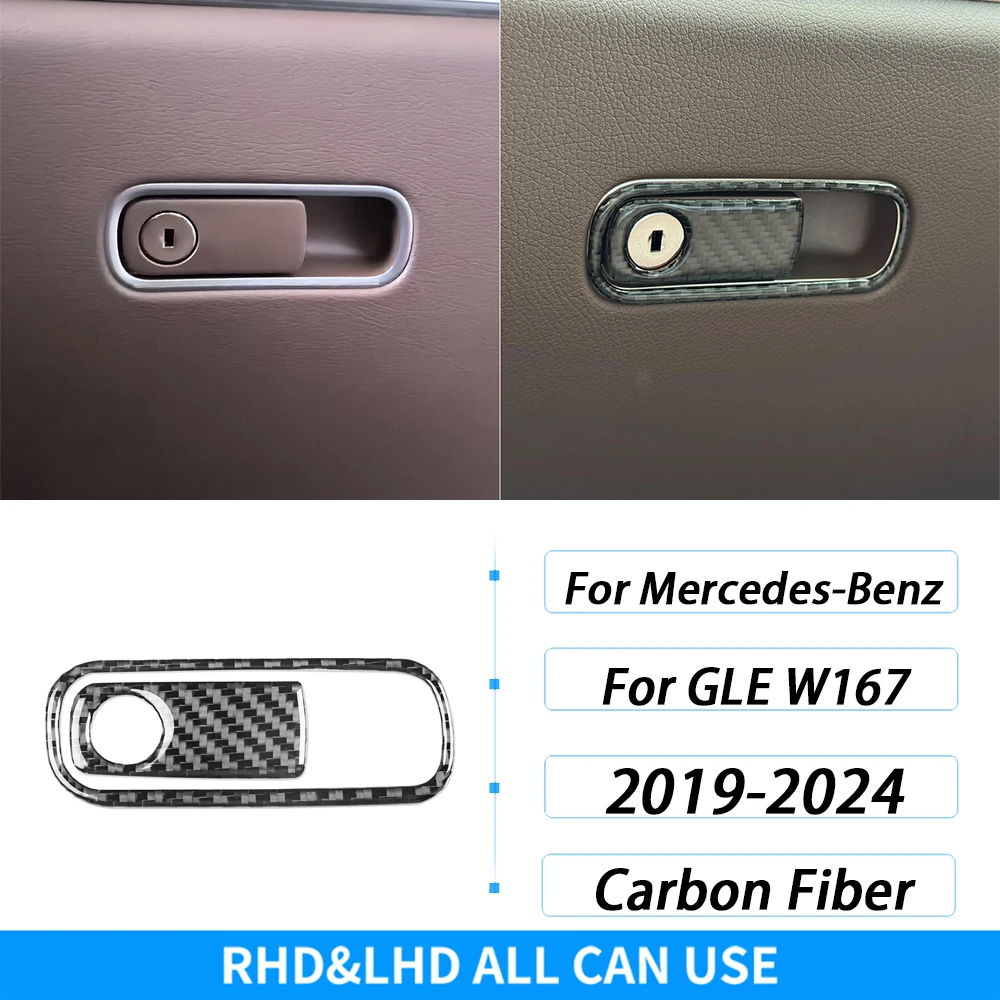 

Для Benz GLE W167 2019-2024 углеродное волокно, переключатель передач, вентиляционное отверстие, центральная консоль, набор панелей, аксессуары для салона автомобиля, наклейка