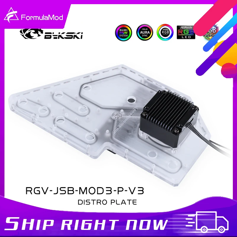 

Bykski RGV-JSB-MOD3, Waterway Boards For JONSBO MOD3 Case, Bykski RBW, For Intel CPU Water Block & Single GPU Building