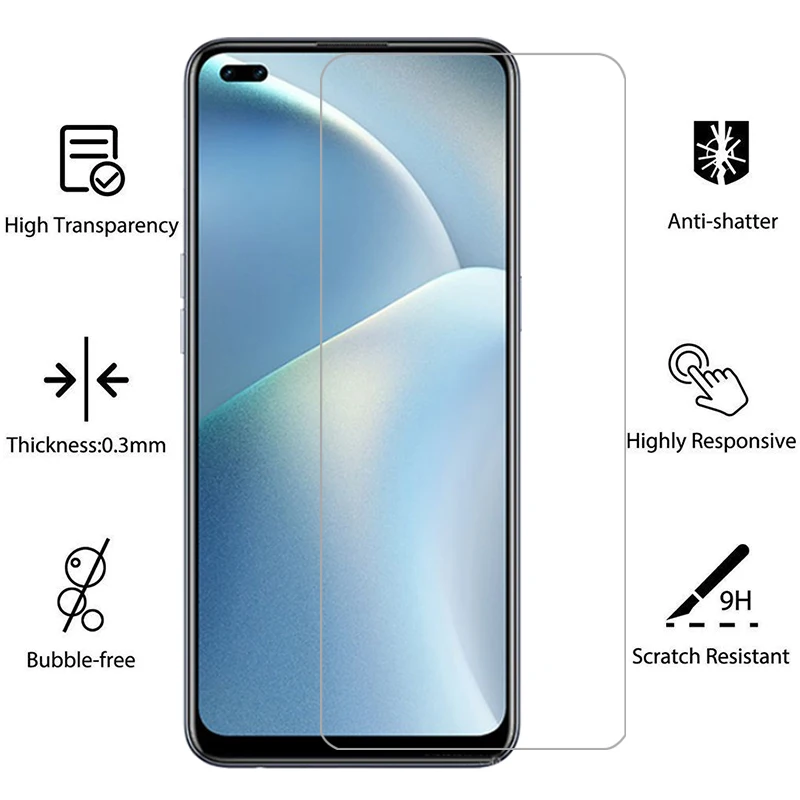 Фото Защитное закаленное стекло для Oppo Reno 4 Lite, защитная пленка для экрана Reno4 4Lite, легкая пленка для Oppo Reno 4G/5G №2