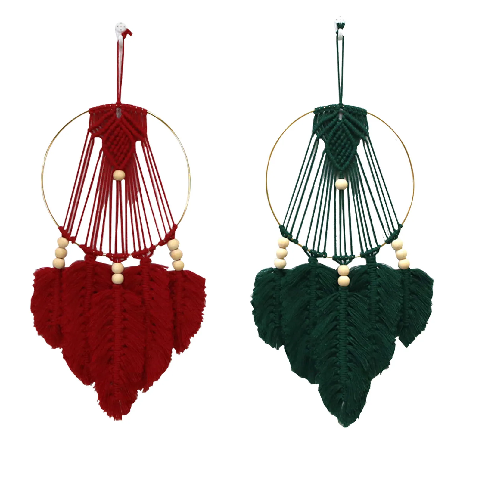 

Macrame Wall Hanging Tapestry Wall Decoration Cotton Bohemian Handmade Woven Home Decoration Beautiful Gifts 25x55cm