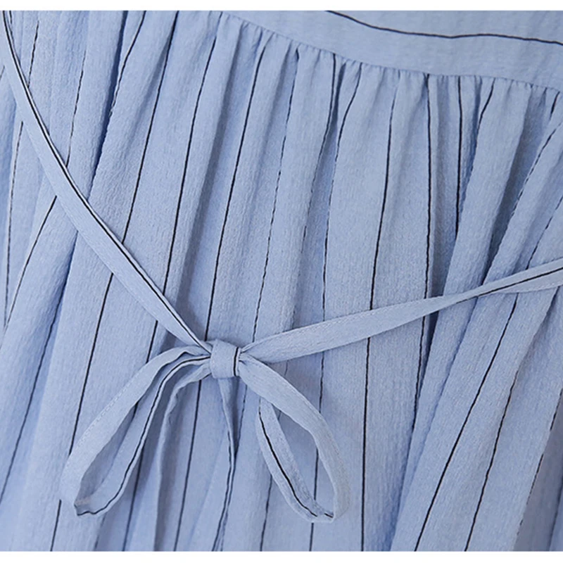 Платье для беременных на весну и лето с оборками коротким рукавом