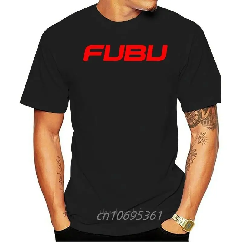

Fubu Kaus Katun Lengan Pendek Kasual Pria Grafis Cetak Logo Kaus Mode Ukuran S-4XL Kaus Oblong Merek Katun Pria