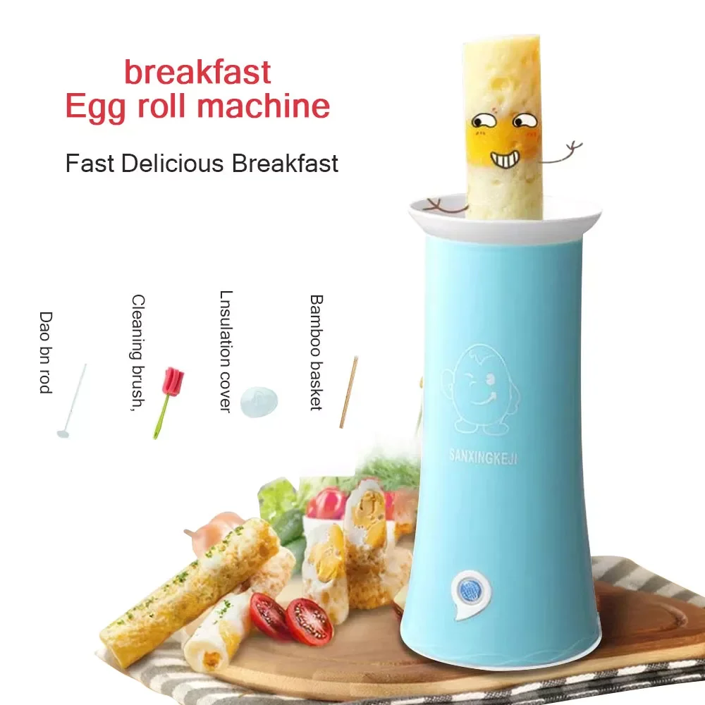 

Automatic Electric Egg Master Cooker Multifunctional Breakfast Egg Rolling Machine Eggs Sandwich Sausage Roll Omelette Cooker