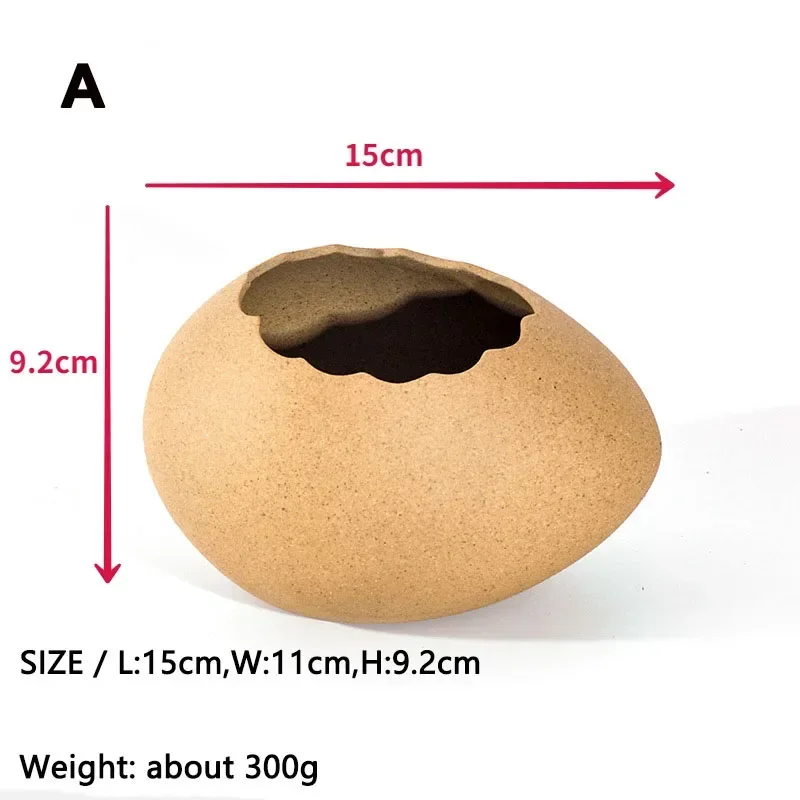 

Керамическая чаша для десертов и лапши в форме яйца страуса