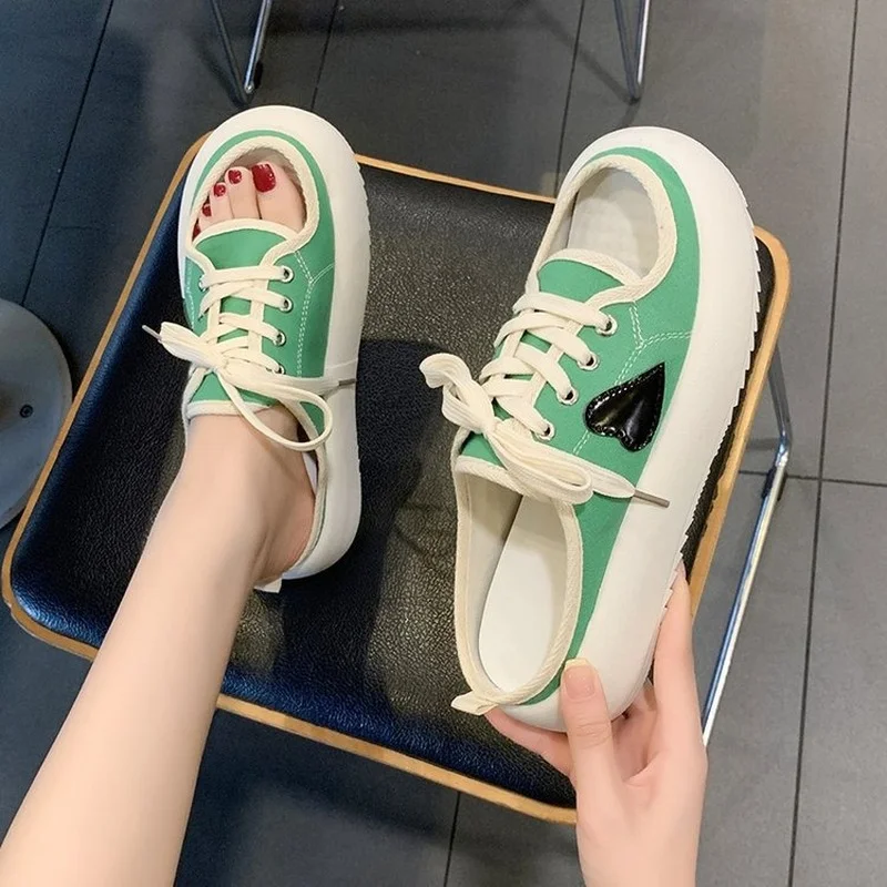 

Новинка 2022, черные женские кроссовки, шлепанцы, Спортивная повседневная женская обувь, плоская теннисная корзина, Резиновые Спортивные Тап...