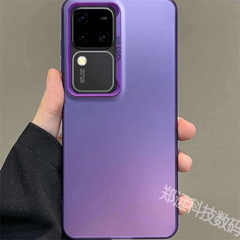 Чехол для VIVO V30 Pro V30Pro матовый жесткий чехол ПК универсальный новый модный