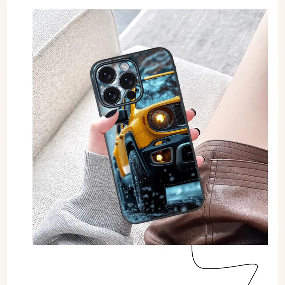 J-Jeeps off road SUV Phone Case For iPhone 16 15 14 13 12 11 PRO MAX PLUS Mini TPU Soft to Skin-friendly case