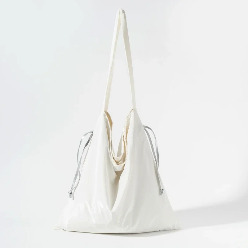 Модная однотонная женская сумка через плечо вместительная повседневная