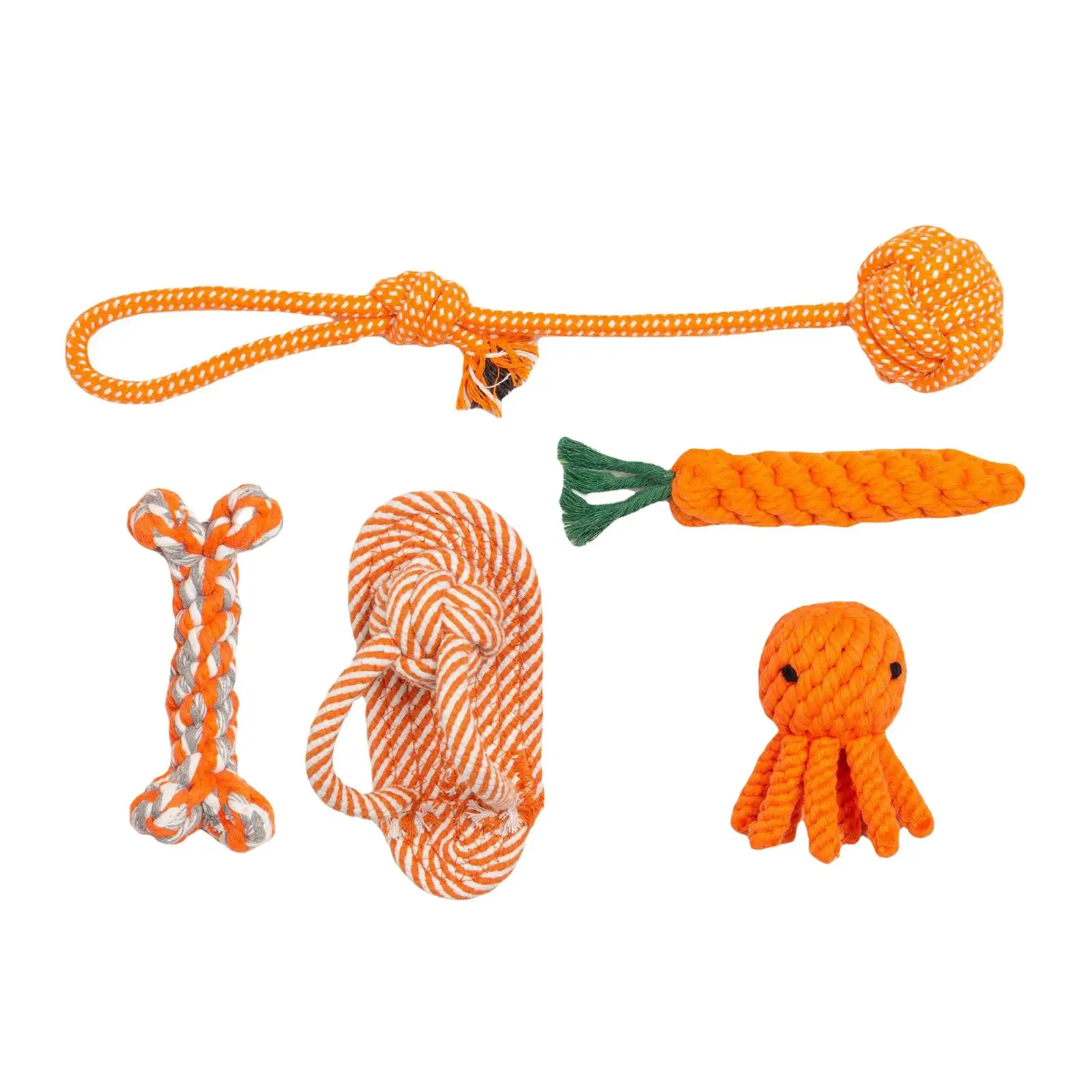 Strong Heavy Duty Dog Chewing Toys Braided Rope Toys For Pup