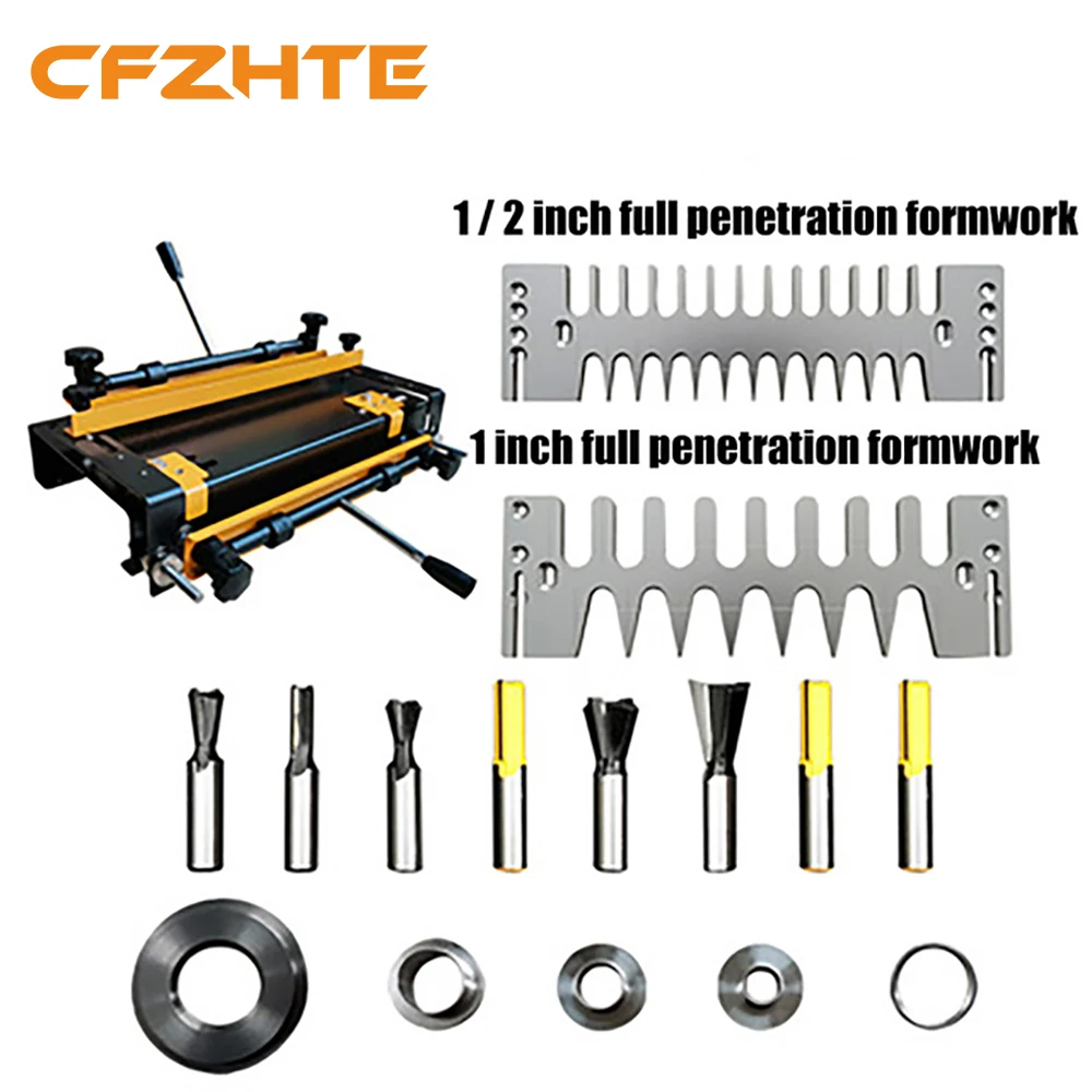 

12-дюймовый лобзик «Ласточкин хвост», кабельный станок, машина для ласточкиного хвоста, деревообрабатывающий инструмент для деревянного шкафа