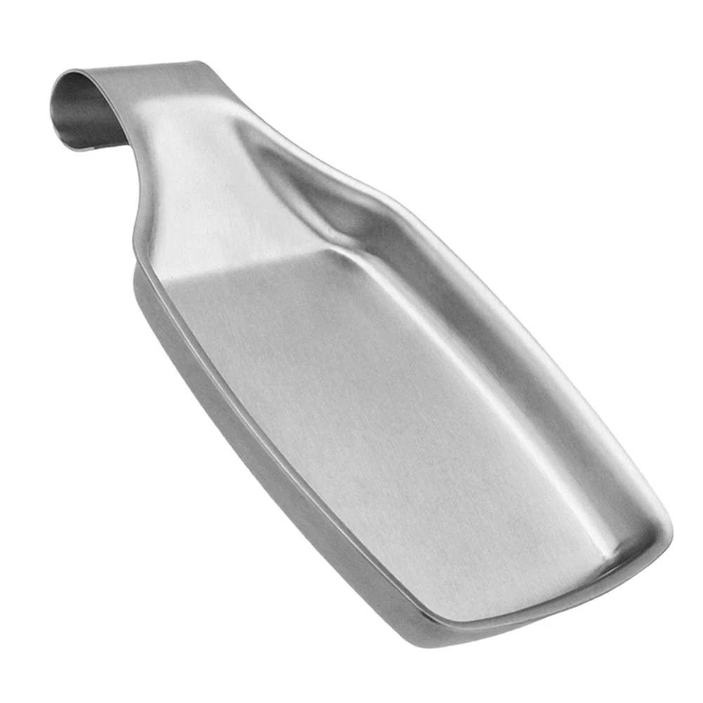 

Stainless Steel Spoon Rest Spatula Rest Holder Nonslip for Home Kitchen Camping