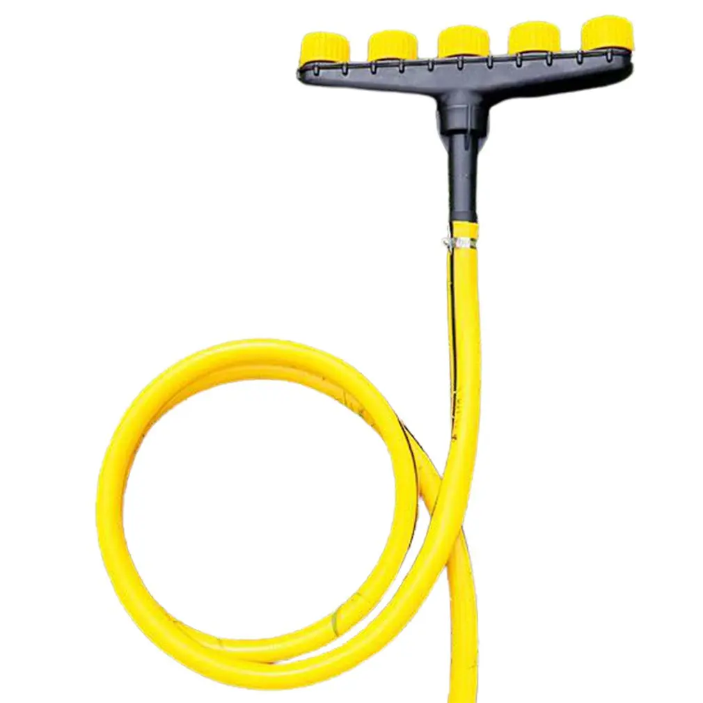 

Durable 5-head Nozzle Spray Porous Sprayer With 1 Inch 1.2 Inch Pipe Interface Watering Vegetable Garden Watering Water Pipe