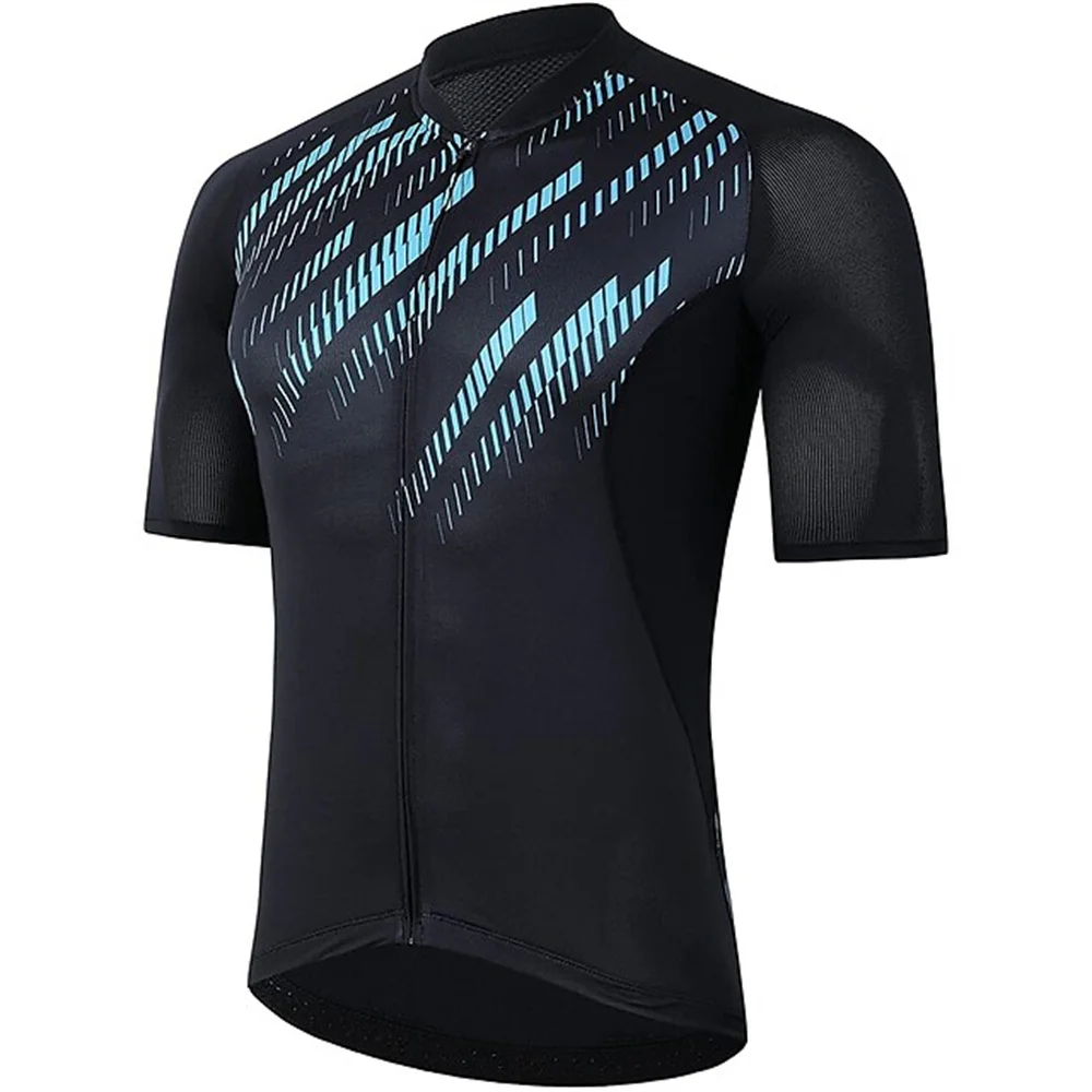 

Футболка мужская с коротким рукавом, Полиэстеровая быстросохнущая дышащая Спортивная одежда для велоспорта, горного велосипеда, шоссейног...
