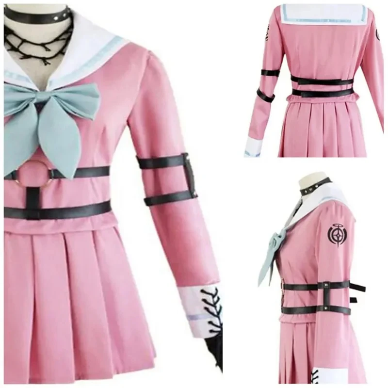Фото Костюм для косплея по аниме Danganronpa V3 Miu Irama 2026, женское платье, униформа для девочек, одежда для косплея на Хэллоуин и Рождество ZR9GW №5