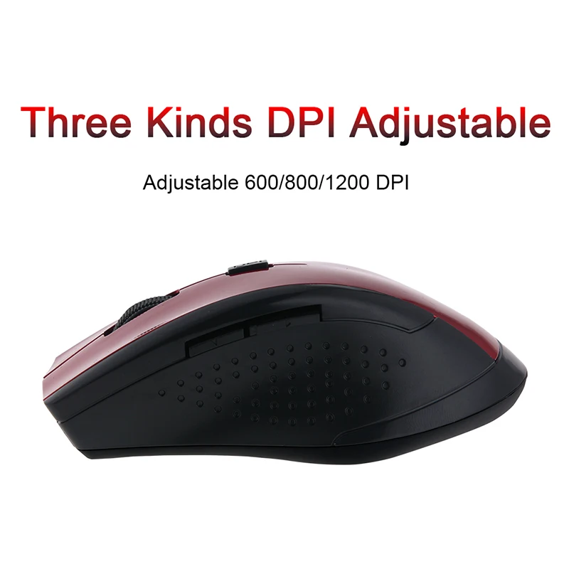 Компьютерная игровая мышь с поддержкой 600/800/1200 DPI 2 4 ГГц
