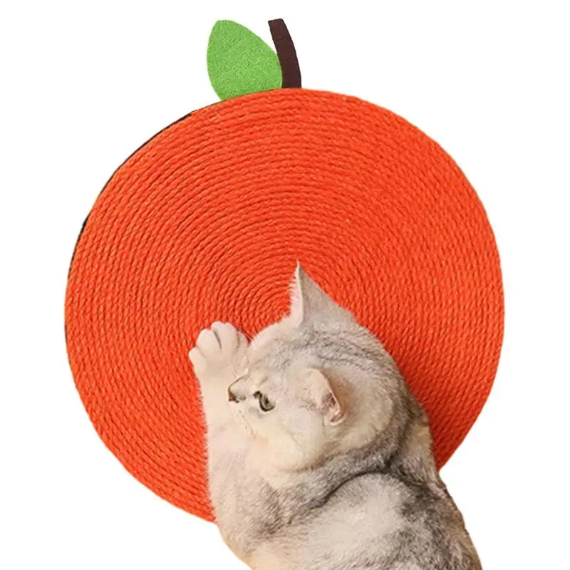 

Cat Scratching Board Orange Cat Scratcher Cardboard Cardboard Scratcher Pad Natural Sisal Durable & Long Lasting Cat Scratcher