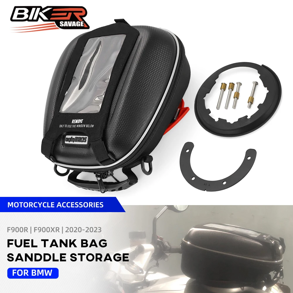 

Motorcycle Fuel Tank Saddle Bag For BMW F900R F900XR XR R1250GS Adventure Trophy Tanklock Racing Lock Luggage Storage Waterproof