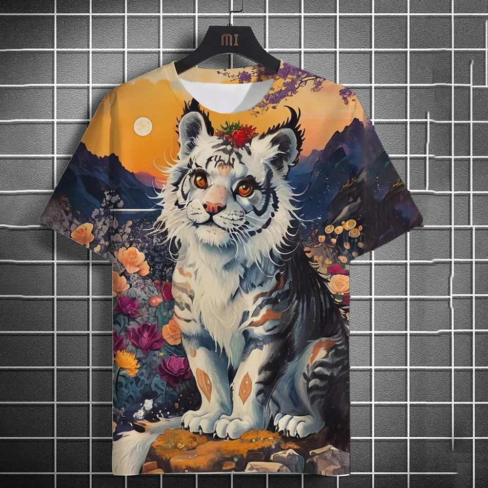 3D мужская быстросохнущая спортивная футболка с коротким рукавом повседневная