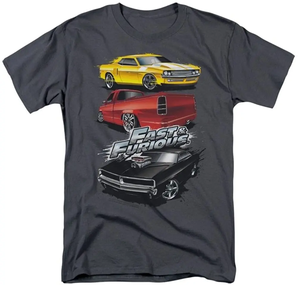 

Sons of Gotham Fast and The Furious - Muscle Car Splatter Adult Regular Fit T-Shirt