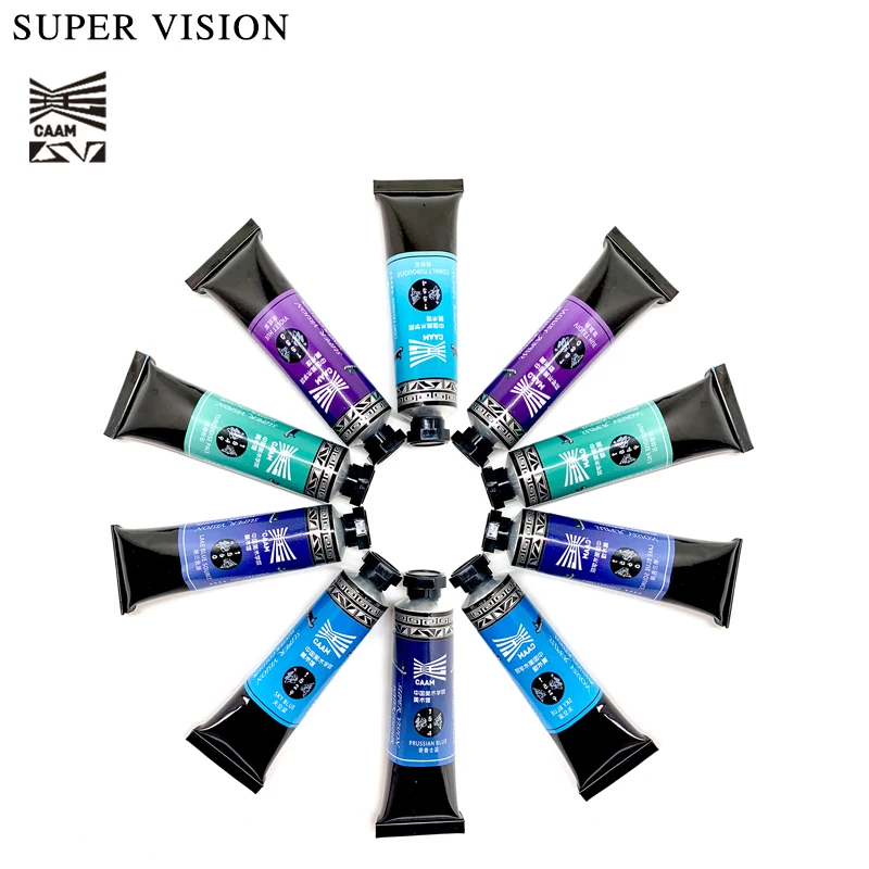 Super Vision Master Watercolor Paint Tube Set 15ml Artist Professional Water Color Pigment For Painting Art Supplies